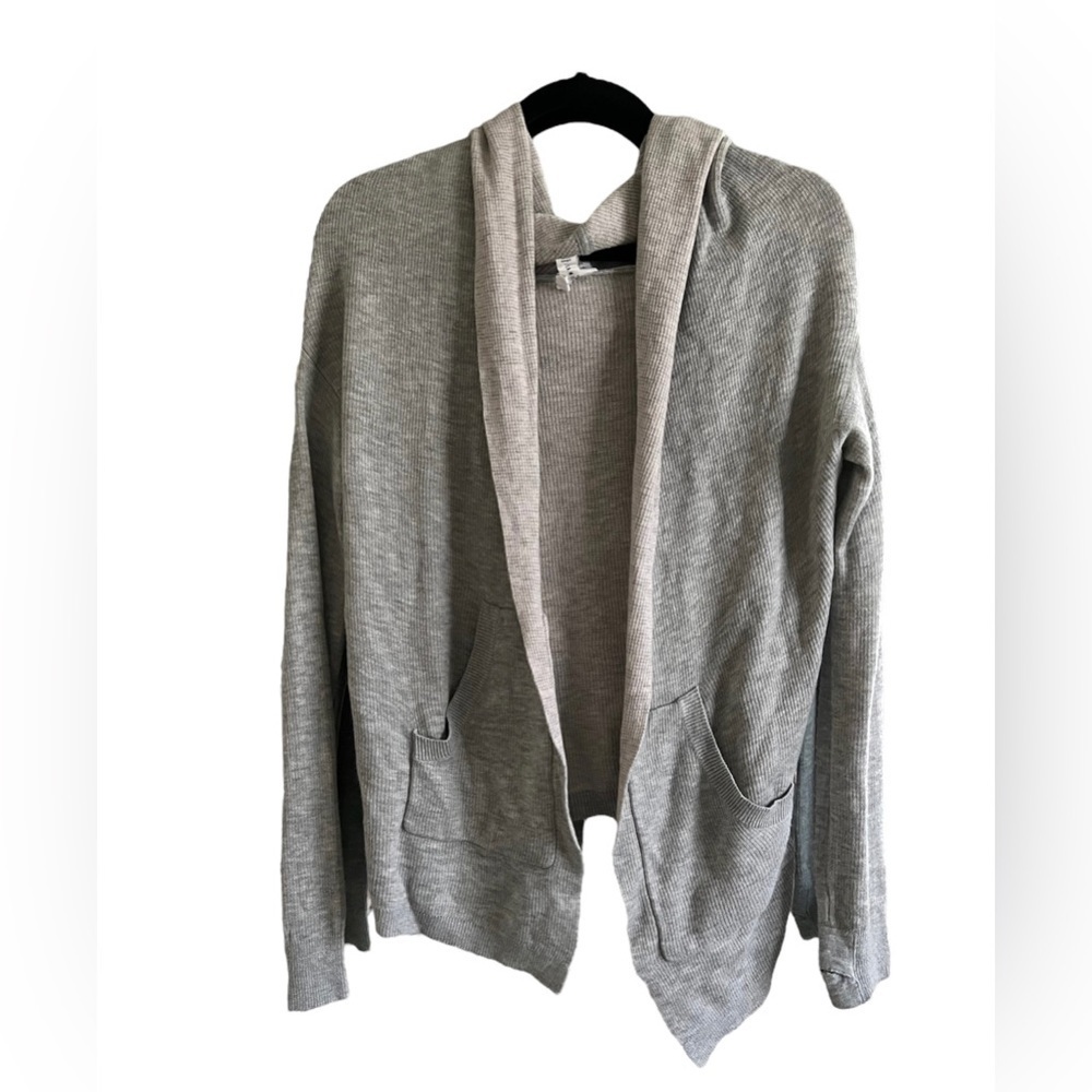 Lululemon Athletica Hooded Gray Cardigan Size 6